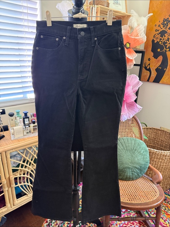 Madewell Denim - NWT Madewell Black The Perfect Vibtage Flare Boho Hippie Denim Jeans